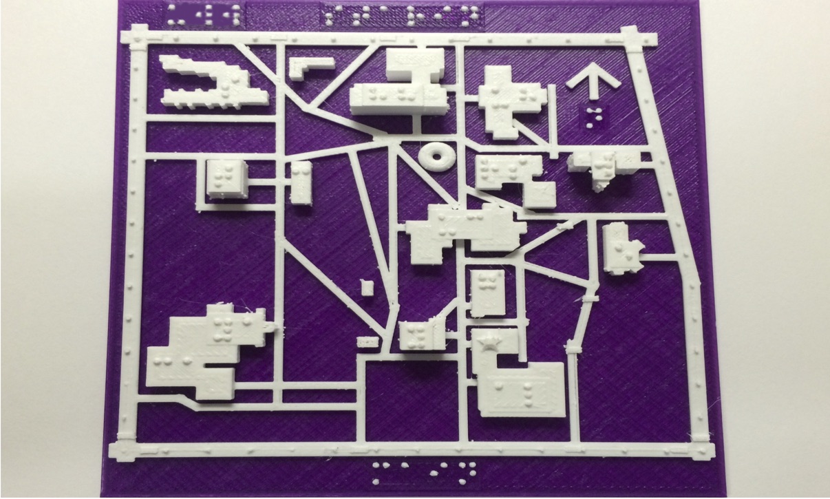 Picture of a printed UWW map.