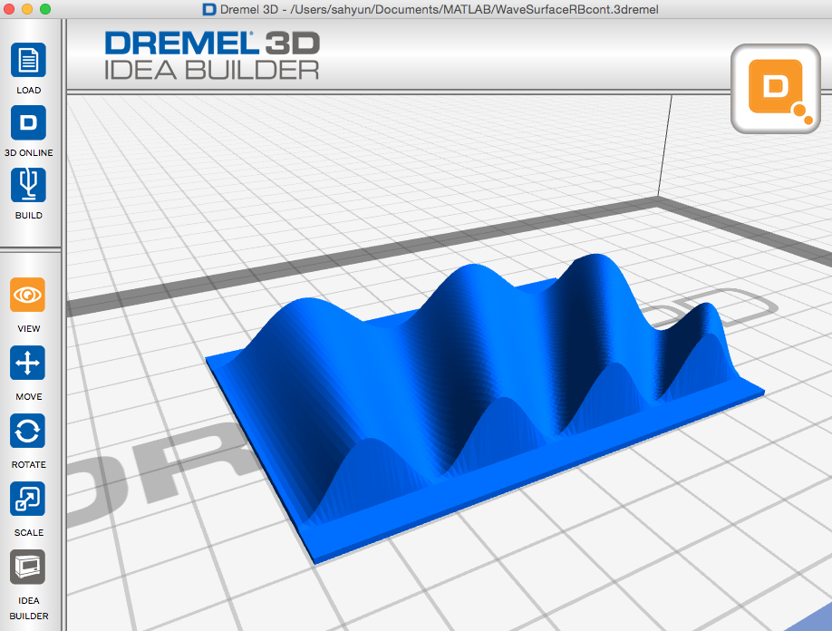 Picture of Dremel 3D file.