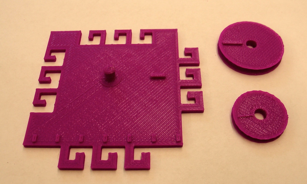 Picture of the printed pulley.